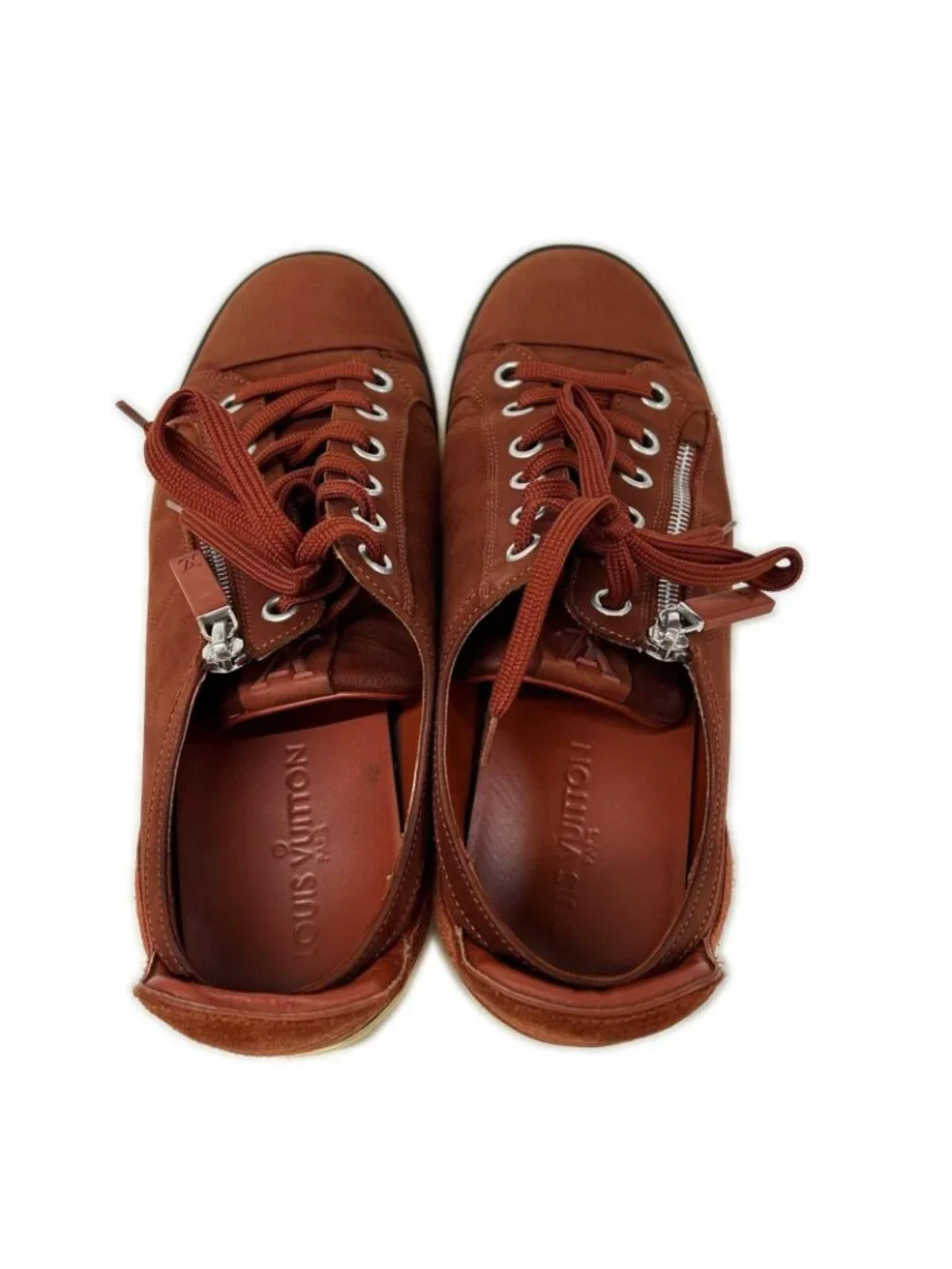 Louis Vuitton Damier Side Zip Low Cut Sneakers
